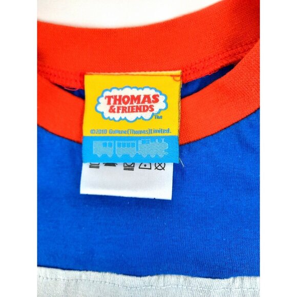 Thomas & Friends Pajama Set Boys 2T Gray Blue Cotton Long Sleeve 2-Piece NWT - Picture 8 of 8